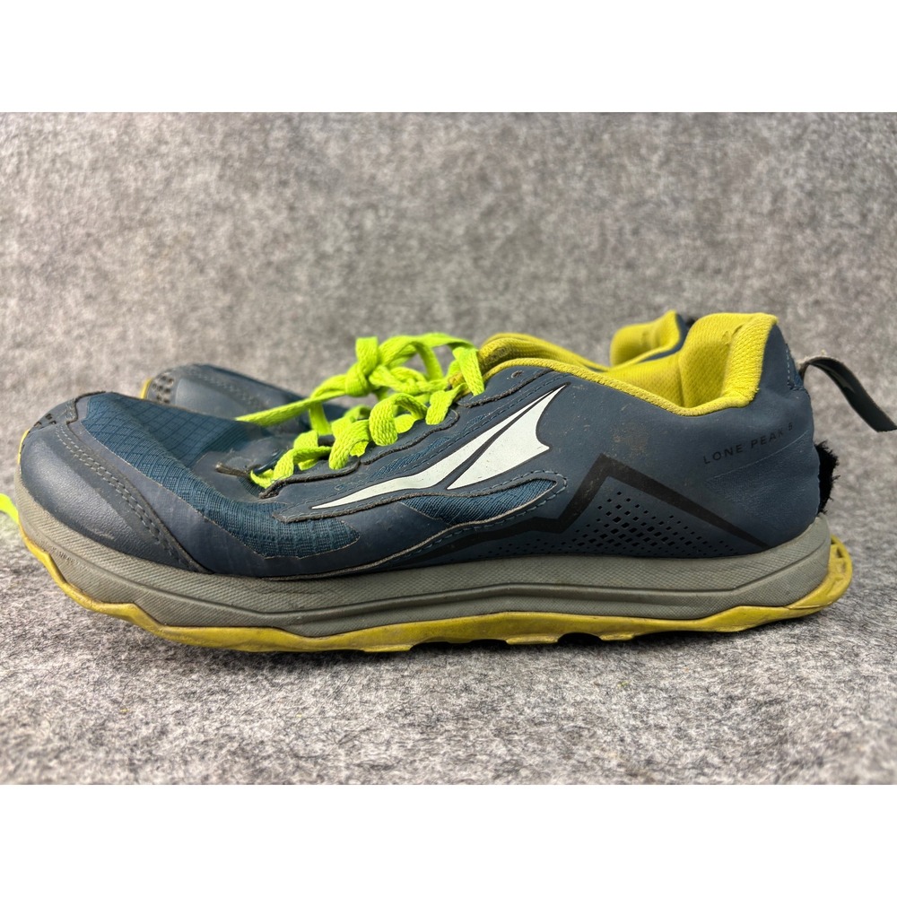 Altra‎ Lone Peak 5 Trail Running Shoes Mens 8 Blue Green Zero Drop AL0A4VQE408 - Picture 1 of 8